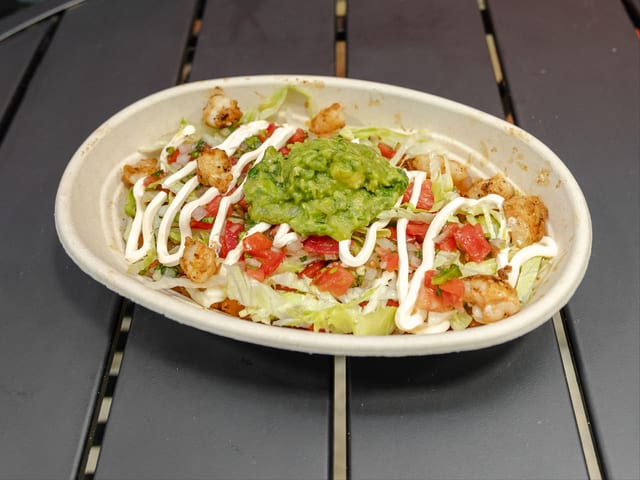 Shrimp Fajita Bowl.