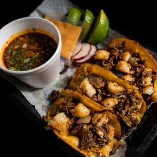 Surf & Turf Birria Tacos